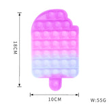 Rainbow Bubble Fidget Sensory Toy for Autisim Special Needs Anti-stress Game Stress Relief Squishy Fidget Toys for Kids