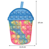 Rainbow Bubble Fidget Sensory Toy for Autisim Special Needs Anti-stress Game Stress Relief Squishy Fidget Toys for Kids