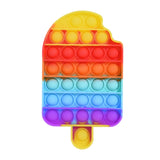 Rainbow Bubble Fidget Sensory Toy for Autisim Special Needs Anti-stress Game Stress Relief Squishy Fidget Toys for Kids