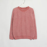 Wixra Thick Sweater Women Knitted Ribbed Pullover Long Sleeve Casual O Neck Jumpers Chenille Clothing Autumn Winter Hot