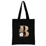 Ladies Letter Series Shopping Bag - Foldable & Reusable Harajuku Style Bag