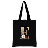 Ladies Letter Series Shopping Bag - Foldable & Reusable Harajuku Style Bag