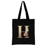 Ladies Letter Series Shopping Bag - Foldable & Reusable Harajuku Style Bag