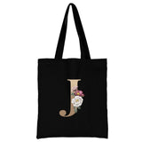 Ladies Letter Series Shopping Bag - Foldable & Reusable Harajuku Style Bag