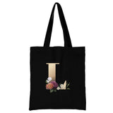 Ladies Letter Series Shopping Bag - Foldable & Reusable Harajuku Style Bag