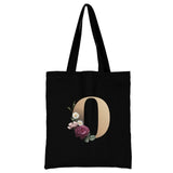 Ladies Letter Series Shopping Bag - Foldable & Reusable Harajuku Style Bag
