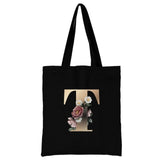 Ladies Letter Series Shopping Bag - Foldable & Reusable Harajuku Style Bag