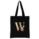 Ladies Letter Series Shopping Bag - Foldable & Reusable Harajuku Style Bag