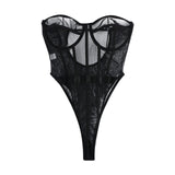 Sexy Bodysuit Women Lace Strapless Bodies For Women Female Bodys Overalls For Women Slim One Piece Bodycon Body Suit