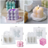 DIY Aromatherapy Plaster Candle Wax 3D Silicone Mold