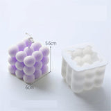 DIY Aromatherapy Plaster Candle Wax 3D Silicone Mold