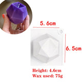 DIY Aromatherapy Plaster Candle Wax 3D Silicone Mold