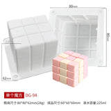 DIY Aromatherapy Plaster Candle Wax 3D Silicone Mold