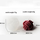 DIY Aromatherapy Plaster Candle Wax 3D Silicone Mold