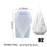 DIY Aromatherapy Plaster Candle Wax 3D Silicone Mold
