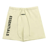 Summer Mens New Essentials Letter Printed Cotton Shorts Fashion High Street Outdoor Leisure Running Sports 5-Point Pants