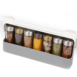 Home Kitchen Self adhesive Wall-mounted Under Shelf Spice Organizer Spice Bottle Storage Racks Kitchen Supplies Storage Box