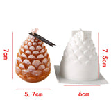DIY Aromatherapy Plaster Candle Wax 3D Silicone Mold