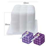 DIY Aromatherapy Plaster Candle Wax 3D Silicone Mold