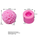 DIY Aromatherapy Plaster Candle Wax 3D Silicone Mold