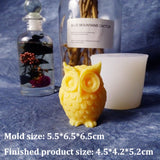 DIY Aromatherapy Plaster Candle Wax 3D Silicone Mold