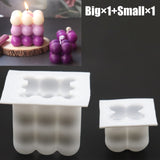 DIY Aromatherapy Plaster Candle Wax 3D Silicone Mold