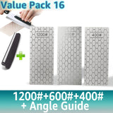 1-4Pcs Set Ultra-thin Honeycomb Whetstone Grindstone for Knives