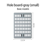 Hole Board Wall Shelf Hooks Self-adhesive Storage Rack Desk Organizer Room Organization Various Home Storage Accessories