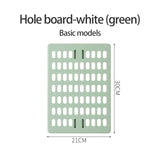 Hole Board Wall Shelf Hooks Self-adhesive Storage Rack Desk Organizer Room Organization Various Home Storage Accessories