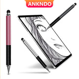 Universal 2 in 1 Stylus Pen Drawing Tablet Capacitive Screen Caneta Touch Pen for Mobile Android Phone Smart Pencil Accessories