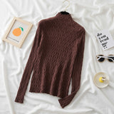 Cashmere Turtleneck Women Sweaters Autumn Winter Warm Pullover Slim Tops Knitted Sweater Jumper Soft Pull Female