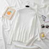 Cashmere Turtleneck Women Sweaters Autumn Winter Warm Pullover Slim Tops Knitted Sweater Jumper Soft Pull Female