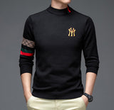 Top Grade New Autumn Winter Designer Fashion Brand Luxury Knit Half Turtleneck
