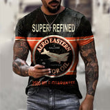 Summer 3D Printing Plum Skull Oversized T-Shirt Fashion O-Neck 66 Highway Pattern Casual Short Sleeve Street Hip Hop T-Shirts