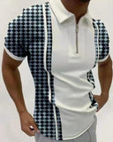 Polo Shirt Joining Together Letters Color Polo Shirts Brand Men Short-Sleeved Tees Shirt Man Clothes M-3XL