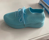 Casual Breathable Knitted Sneakers for Ladies