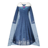 Frozen Anna Elsa Princess Dress For Girl Birthday Party Tulle Prom Gown Kids Christmas Cosplay Snow Queen Coronation Costume