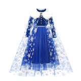Frozen Anna Elsa Princess Dress For Girl Birthday Party Tulle Prom Gown Kids Christmas Cosplay Snow Queen Coronation Costume