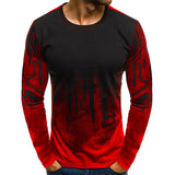 3D printed animal long-sleeved T-shirt
