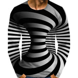 3D printed animal long-sleeved T-shirt