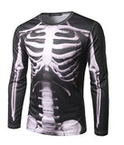 3D printed animal long-sleeved T-shirt