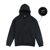 SIMWOOD NEW Autumn Winter 360g Solid Fabric Hooded Sweatshirt