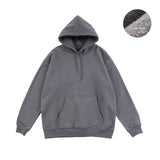 SIMWOOD NEW Autumn Winter 360g Solid Fabric Hooded Sweatshirt