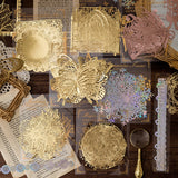 10pcs/pack INS DIY Bronzing Lace Decoration for Scrapbooking paper