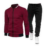 Men Sportswear Set Brand Mens Tracksuit Sporting Fitness Clothing