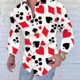 Long Sleeve Men Paisley Print Shirt Camisa Social Masculina  Prom Party Fashion Shirts