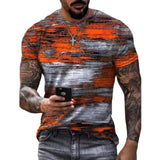 Oversized Men T-Shirt Mosaic Print Fashion T Shirt Men Tops Tees Summer Short Sleeved Casual Loose T-Shirts Men Clothing XXS-6XL