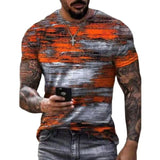 Oversized Men T-Shirt Mosaic Print Fashion T Shirt Men Tops Tees Summer Short Sleeved Casual Loose T-Shirts Men Clothing XXS-6XL