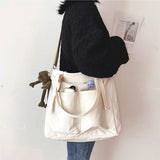 Simple Fashion Zipper Waterproof Handbags - Large Capacity Tote Bags