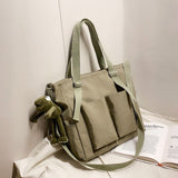 Simple Fashion Zipper Waterproof Handbags - Large Capacity Tote Bags